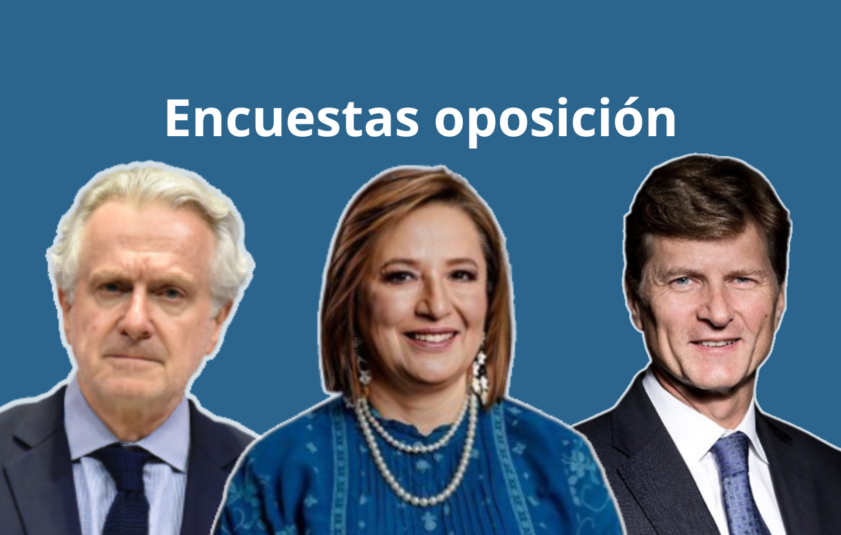 Encuestas presidenciales 2024. ¿Cómo arrancan en la oposición