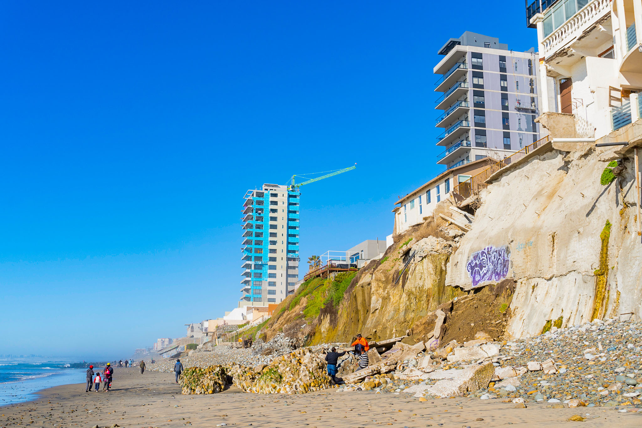 Playas de Tijuana Residuos fecales arrojados al mar impiden el turismo 3