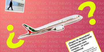 FALSO QUE AMLO VAYA A COMPRAR SEGUNDO AVIÓN PRESIDENCIAL PORTADA