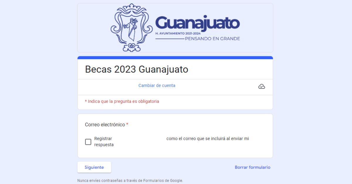 Becas municipales Guanajuato 2023