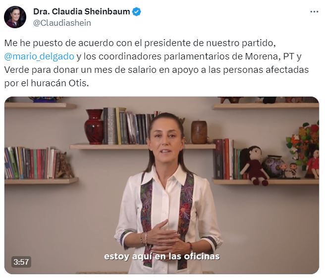Claudia Sheinbaum Xochitl Galvez otis 3