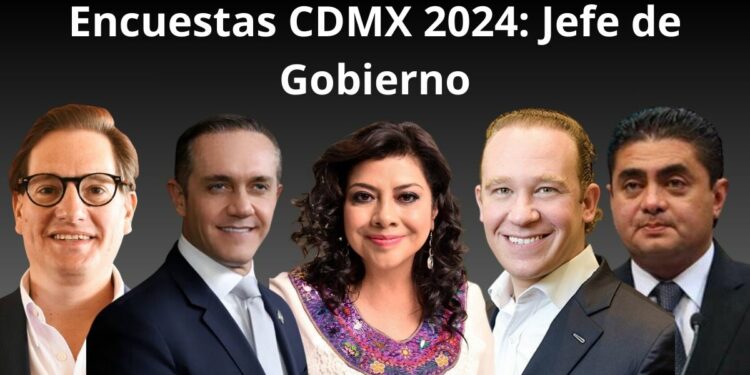 encuestas CDMX 2024 Jefe de gobierno