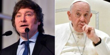 Javier Milei y el papa Francisco