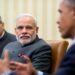 El deseo de socavar al estado laico viene de mucho antes de Modi. Foto: Pete Souza. http://www.whitehouse.gov/blog/2014/09/30/president-obama-meets-indian-prime-minister-narendra-modi. Wikimedia.