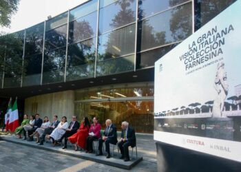 Llegó a México la Colección Farnesina, una selección de poco más de 70 obras representativas del arte italiano de los siglos XX y XXI, mismas que se pueden disfrutar en el Museo de Arte Moderno. Foto: https://inba.gob.mx/prensa/19561/el-museo-de-arte-moderno-presentala-gran-vision-italiana-coleccion-farnesinacurada-por-achille-bonito-oliva. INBAL.