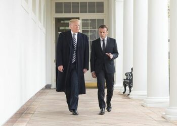 Si bien no hay duda de que Macron y Le Pen (al igual que los demócratas y Trump en Estados Unidos) se detestan mutuamente, su poder es simbiótico. Foto: Wikimedia.