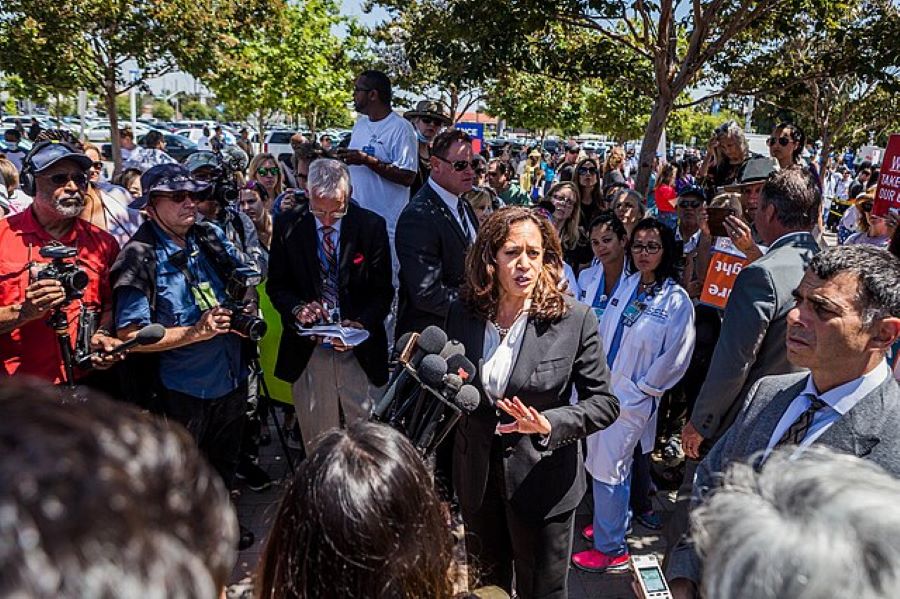 Kamala Harris ha hecho de la libertad el tema central de su campaña. Foto: Wikimedia.